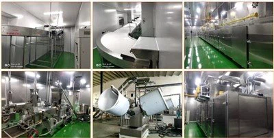 Línea de procesamiento de bocadillos