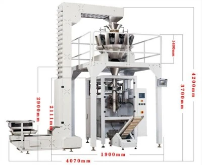10-máquina empacadora automática completa de cabeza