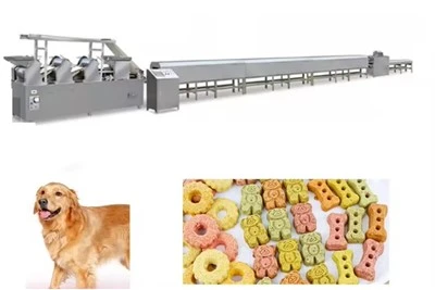 Maquinaria de producción de galletas para perros